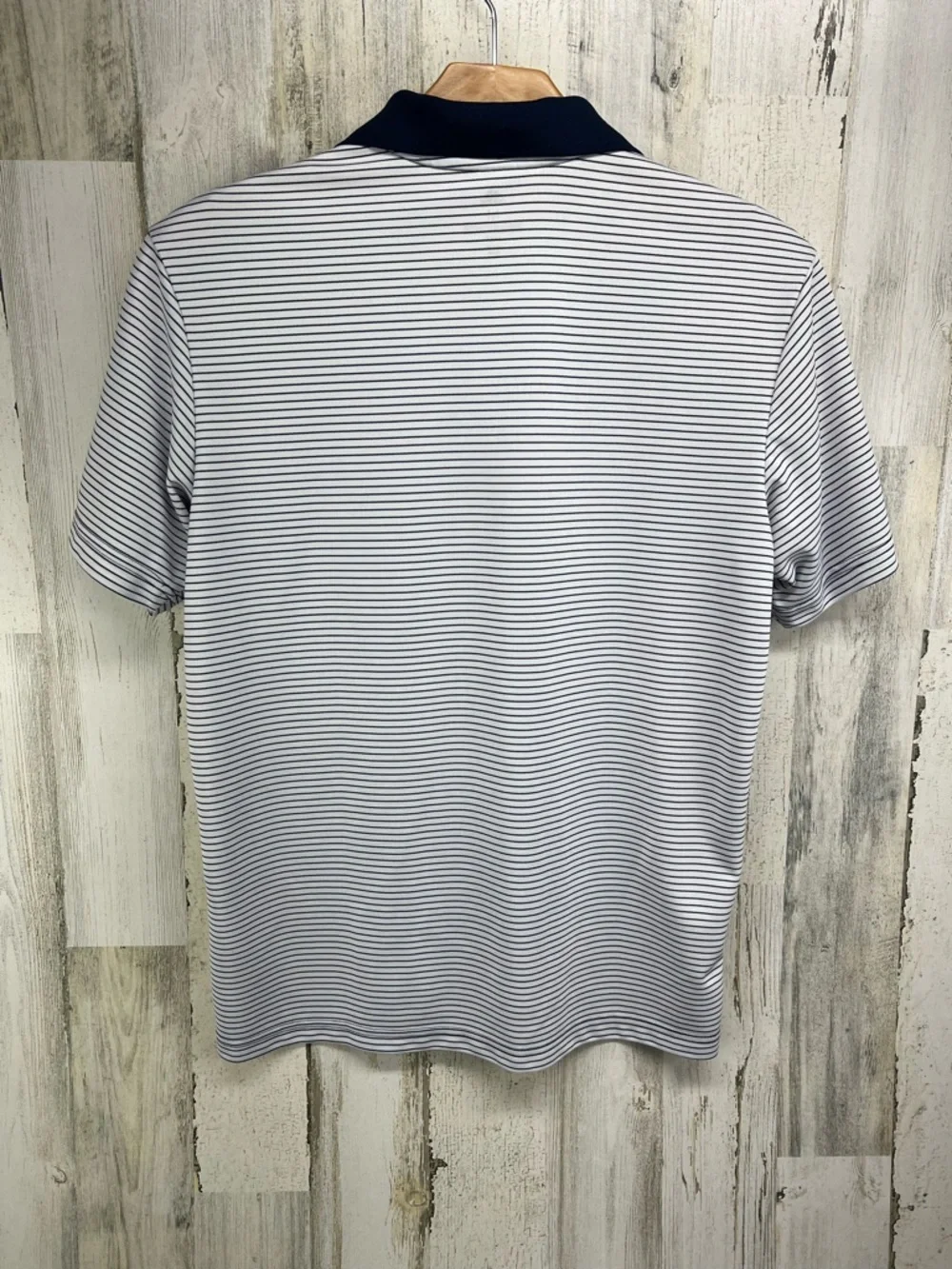 Adidas Golf Navy White Performance Polo Mens Medium